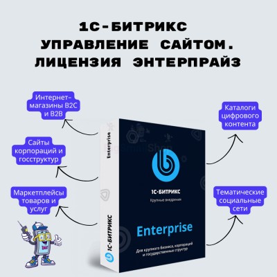 1С-Битрикс: Управление сайтом. Лицензия Энтерпрайз - купить в Зимовье Тажеденовский